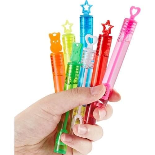 12pcs Wedding Soap Bubble Wands Love Heart Design Soap Water Bubble Colorful Soap Bottle Tube Birthday Party Wedding Decor