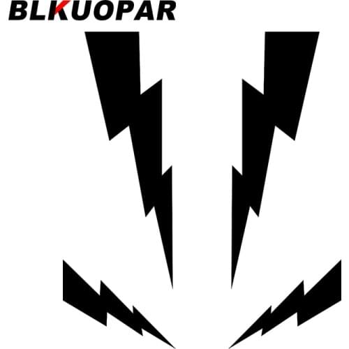 BLKUOPAR for Thunderbolts Car Stickers Simple Creative Decals Sunscreen Windshield Surfboard Decor Car Door Protector