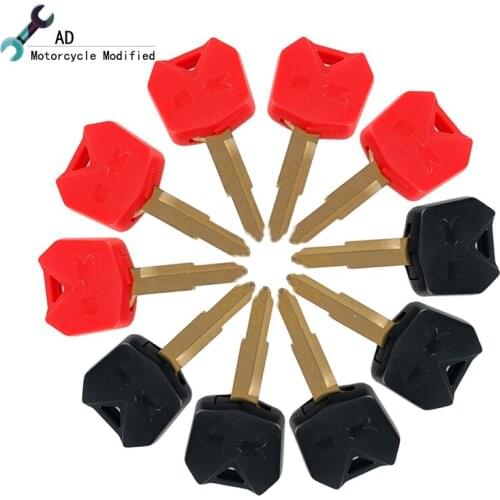 50pcs Motorcycle Uncut Blank Keys for Kawasaki ZX6R ZX9R ZX10R ZXR250 ZXR400 ZZR400 ZRX400 ZZR600 ZZR1200 Versys 650 KLR650 W650
