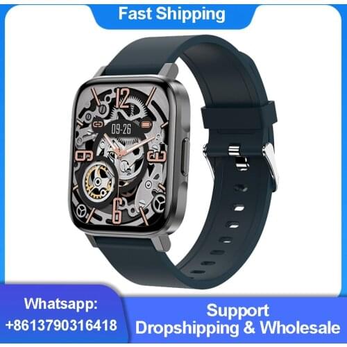 F60 Smart Watch Men 1.7inch Full Touch Body IP68 ECG Heart Rate Monitor Fitness Tracker Smartwatch For Android IOS VS P8 Plus