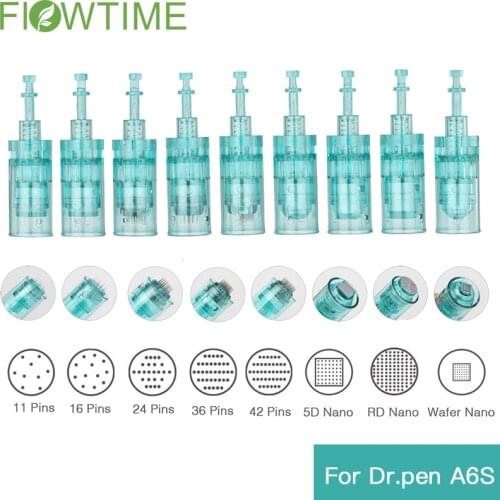 Dr. Pen Ultima A6S Cartridges Derma Pen Microneedling Bayonet Replacement Head Dispoable 11 16 24 36 42 Pin Nano Micro needles