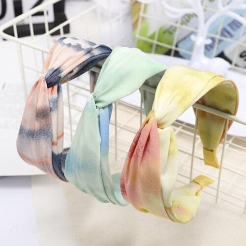 Fashion Bohemia Print Cloth Wide Hairband For Women Hair Bands Girls Headband Hair Accessories Haar bandeau cheveux Haarband