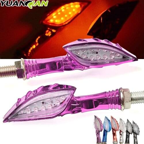 Motorcycle Turn Signals LED Turn Signal Light Motorbike Amber Indicators Flashers Blinkers for yamaha YZFR125 WGP YZRR1 YZFR1S