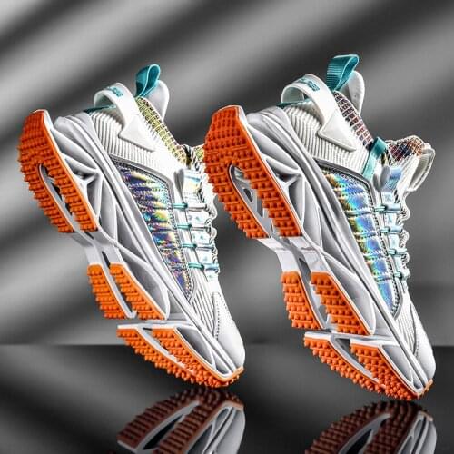 New Mens Blade Running Shoes Breathable Sneakers High Quality Wear-resistant Sports Shoes Outdoor Fashion No-slip Jogging Shoes