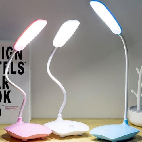 Eye-protection LED Desk Light Reading Lamp USB Rechargeable 3 Levels Brightness Adjustable Free To Switch Table Lamp for Kids