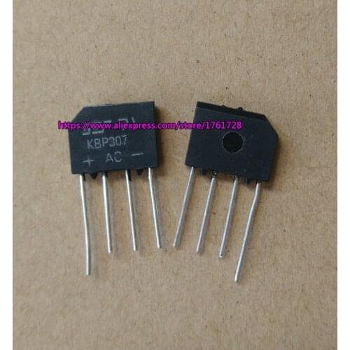 100pcs/lot!Brand new KBP307 KBP-307 3A 700V Single Phases Diode Rectifier Bridge Single 4pin
