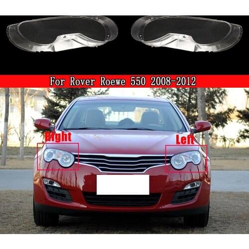 Front Headlamps Glass Headlights Shell Cover Transparent Lampshades Lamp Shell Masks Lens For Rover Roewe 550 2008-2012