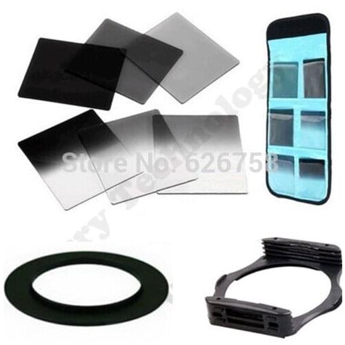 Adapter Ring 77mm for Cokin P Series + Filter Set ND2 ND4 ND8 G.ND2 4 8 kit+bag