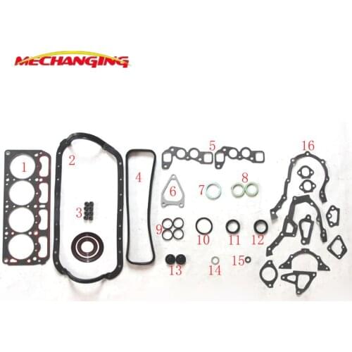 For TOYOTA LITEACE 1.5L 5K 5KU Full Set Engine Rebuilding kits Engine Parts Engine Gasket 04111-13046 50111800