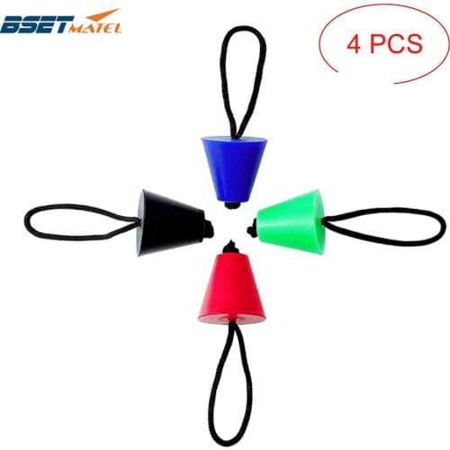 4X Universal Scupper Plug Stopper Bung Drain Holes Accessories Dinghy Kayak Inflatable Boat Canoe Rowing Marine Boat Cord Rope