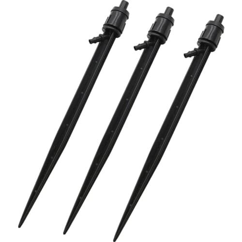 7.5mm Adjustable Sprinkler Brackets Holder Garden Water Irrigation Mist Nozzles connector Sprinkler Fitting for 4/7mm Hose 6 Pcs