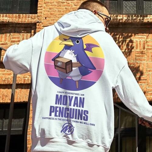 Oversize Cartoon Plus Fertilizer XL College Style Hats fat Mens Tide Couples Student Plus Velvet Sweater Hoodie