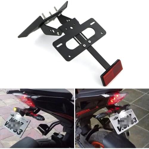 Fender Eliminator Fit For KTM 125 Duke 200 Duke 390 Duke 2017-2021 Motorcycle Aluminum Rear Tail Tidy License Plate Holder