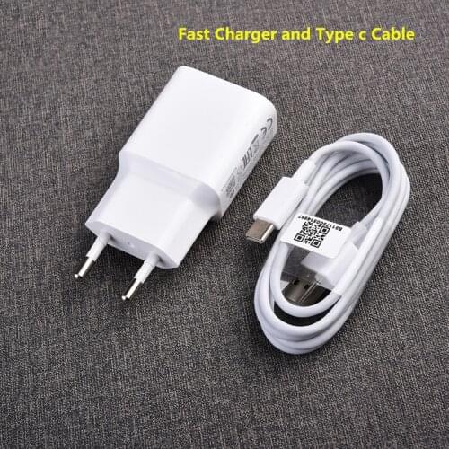 Xiaomi USB Type C Cable Charger Fast charging Adapter Original QC3.0 EU Plug For Mi 9 lite 7 6 6X 9T CC9 A3 A2 A1 Redmi 8 8A k30