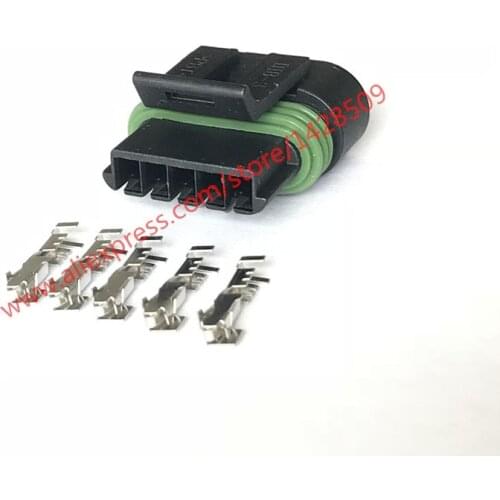 5 Sets 5 Pin Delphi GM LS2 Ignition Coils Connector Automotive Electrical Female Plug 12162825
