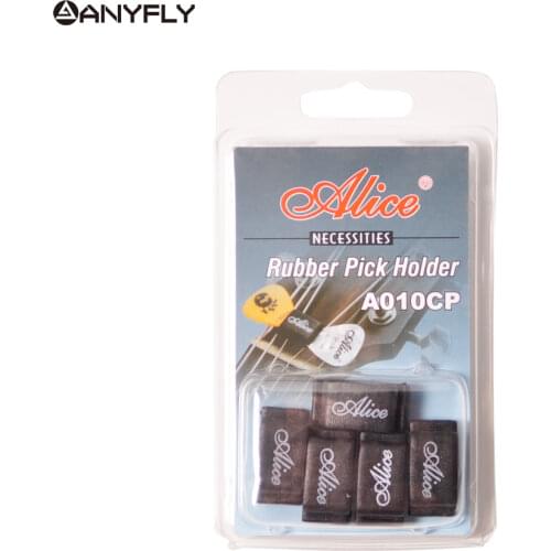 Alice 5pcs Black Rubber Pick Holder Headstock For Guitar Bass Ukelele Musical Instruments Wholesale Price