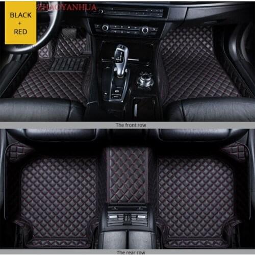 Custom Car Floor Mat For Lexus LS460 LS430 LS350 LS500 LS500h LS600h 2004-2005 year Car Accessories Leather Carpet Floor Mats