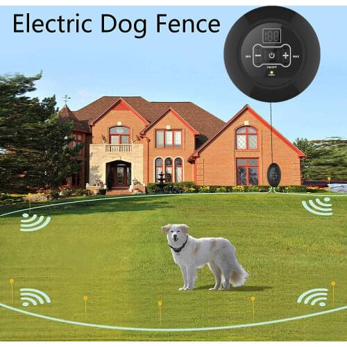 Yj 150m Pet Dog Wireless Electric Fence Dogs Shock Collar Dog Treats Containment System Training Leash Ultrasonic Anti Bark Dog