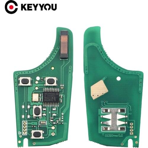 KEYYOU 10X Circuit Board Electronic For Chevrolet Malibu Cruze Aveo Spark Sail Opel/Vauxhall 2/3/4 BTN 315/433MHz Car Remote Key
