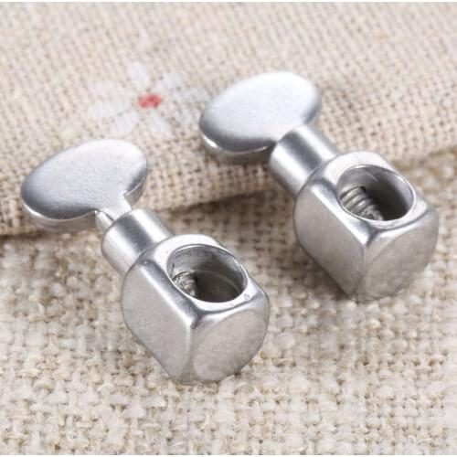 2Pcs Old-fashioned Domestic Sewing Machine Needle Clamp fit for Singer Industrial Sewing Machine Silver Metal Needle Clamp