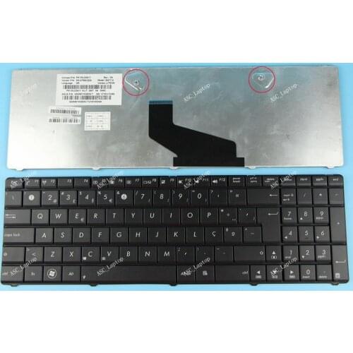 New PT Portuguese Teclado Keyboard For ASUS X53BE X53BR X53BY X53TA X53TK X53U X53Z Laptop Keyboard Black Frame Black, Win8