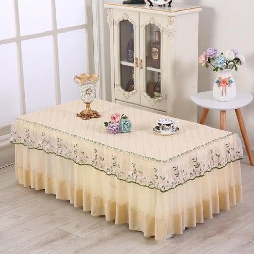 Lace tablecloth coffee table for living room rectangular table cloth decoracion para mesa de comedor Wedding party Table Cover