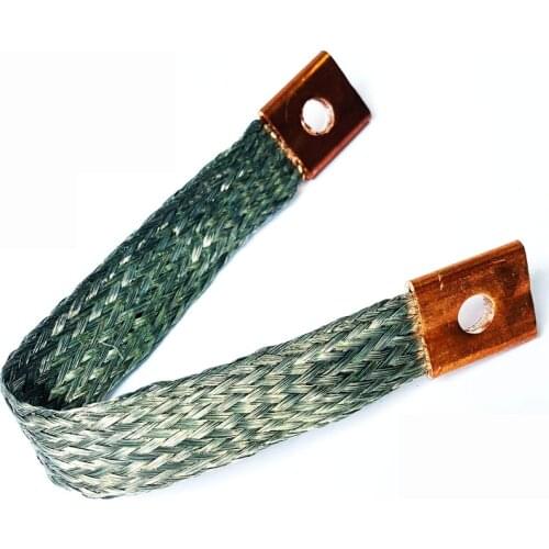 Copper braid connection line current 125A Copper strip grounding wire