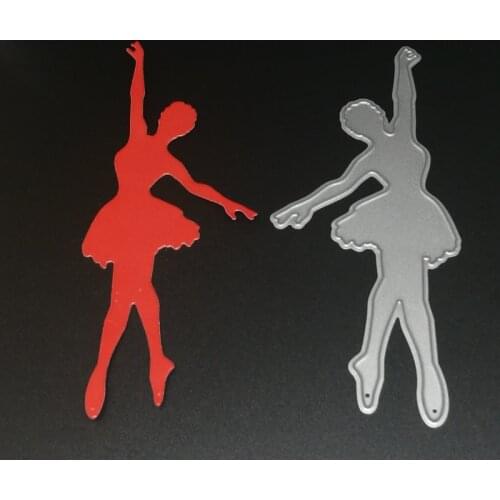 Metal ballet girl Cutting Dies Stencils for DIY Scrapbooking photo album Decorative Embossing DIY Paper Cards