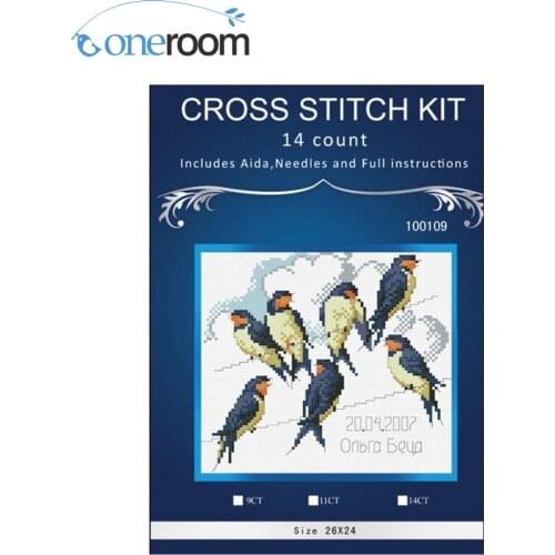 More discount Bears family 2016 14ct white canvas similar DMC Cross Stitch kits14CT needlework Set DIY embroidery3th