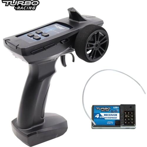 TURBO 91805G 91805G-VT 2.4GHZ 4CH Radio System Transmitter/Remote Controller With 4CH Receiver For RC Drone Car Truck Boat Toys