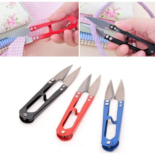 Multicolor Stationery Scissors Nippers U Shape Clippers Steel High Quality Decorative Scissors Professional Tailor Scissors DIY