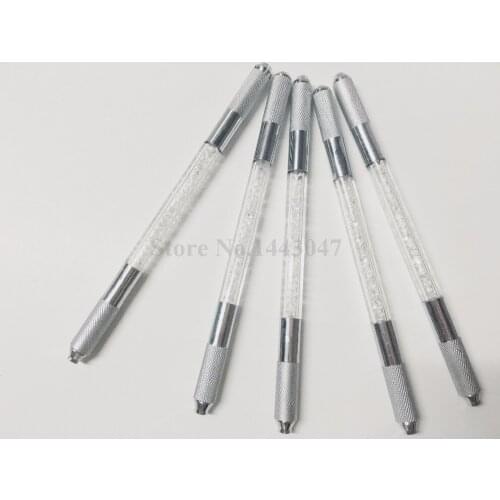 Freeshipping 5pcs/Lot Manual Tattoo Pen For 3D Eyebrow Embroidery Cosmetic Tattoo Handmade Tattoo Pen