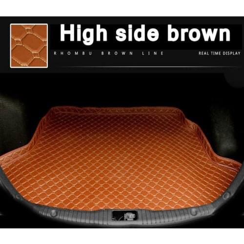 ZHAOYANHUA Special custom made car Trunk mats for Porsche Cayenne 911 Cayman Macan Panamera heavy duty carpet floor liner