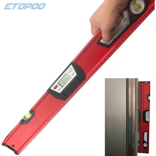 Digital level Inclinometer 600mm Electronic Digital Protractor Angle Finder With Magnets Edges Bubble laser Level