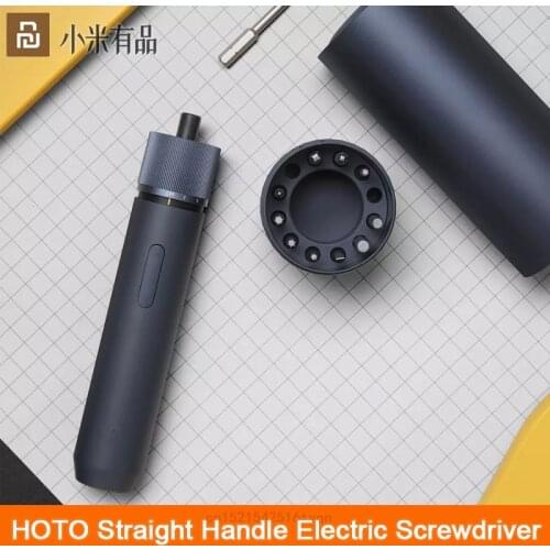 Xiaomi Youpin HOTO Straight Handle Electric Screwdriver with 12 Bits Rechargeable Electric Screw Driver High-quality Portable