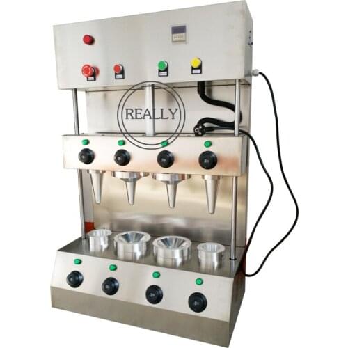 Factory supply commercail stainless steel customized 4 head pizza cone holder making mode equipment machine
