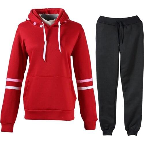 Casual Tracksuit Women Two Piece Set Suit Female Hoodies and Pants Outfits 2020 Womens Clothing Autumn Winter Sweatshirts New