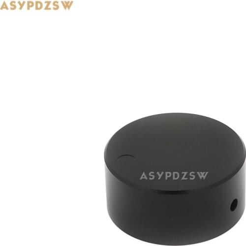 1 PCS Solid aluminum Sandblasting black 48*22 Power amplifier volume knob Potentiometer knob