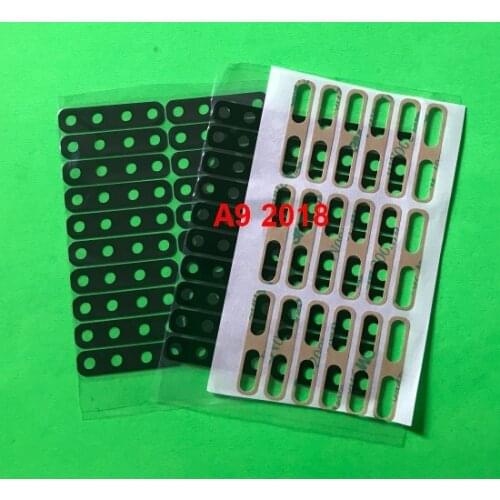 100Pcs /Lot For Samsung Galaxy A9 2018 A920 Back Rear Camera Glass Lens Cover With 3M Adhesive Sticker Replacement Part
