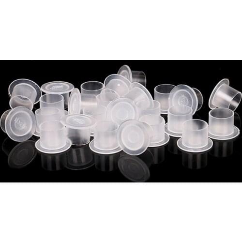1000pcs White Plastic Tatoo Color Ink Mug Mini Small Tattoos Cups For Tattoo Ink Tattooing Accesories Supplies Direct Selling