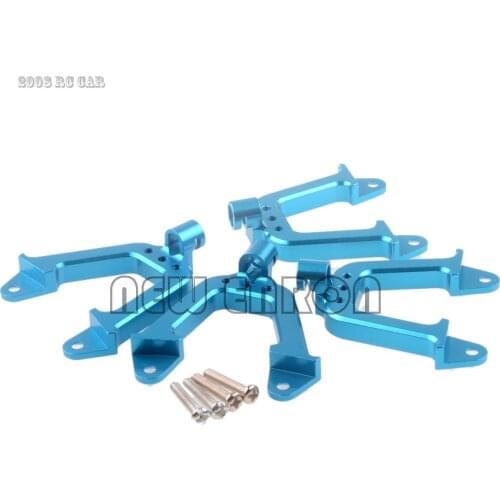 2/4Pcs AX80025Aluminium Voor/Achter Shock Hoepels Ondersteuning Toren Set Voor RcAuto Crawler Axiale SCX10 Wrangler Upgrade1:10