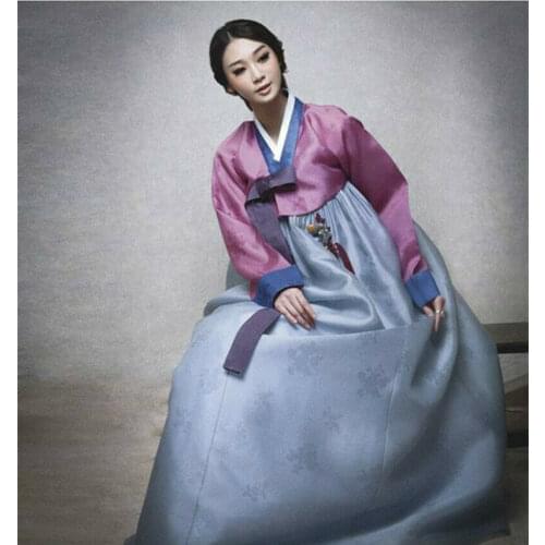 219 New Hanbok Dress Custom Made Korean Traditional Woman Hanbok Korean National Costume Dress Party Game
