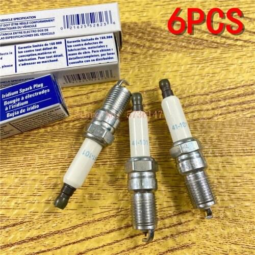 6PCS/Lot Spark Plug Iridium For OEM# 41-101 12568387 ITR4A15 REGAL GL8 LACROSSE CENTURY CAMARO MALIBU BLAZER AZTE