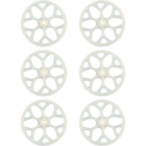 6Pcs Main Gear for WLtoys XK K127 RC Helicopter Airplane Drone Spare Upgrade Parts Accessories