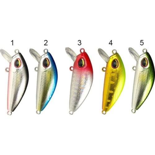AHL08 Crank Minnow Lure Fishing Bait Mini Hard Fishing Lure 52mm 4.2g ABS Plastic Fishing Fish Lure Minnow