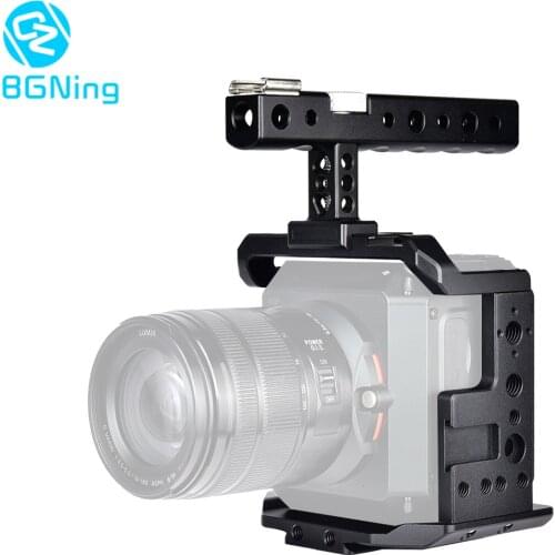 BGNing Aluminum Video Camera Cage Mount Stabilizer Rig with Top Handle For Z CAM E2 E2-S6 / F6 / F8 4K Cinema Camera Protector