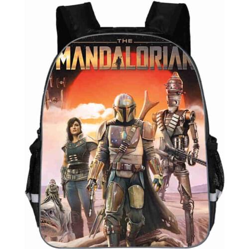 BabyYoda Children School Bags For Boys Girls Primary Backpack The Mandalorian Kids School backpack 11-16inch Toddler Mochilas