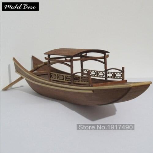 Wooden Ship Models Kits Educational Model-Ship-Assembly Train Hobby J-006 The West Lake Cruise Model-Wood-Boats 3d Laser Cut