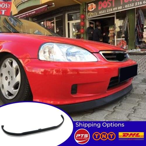 For HONDA CIVIC Astra H LIP Model FRONT SPOILER BUMPER LIP Euro Spoiler Lip Universal 2 pcs Body Kit
