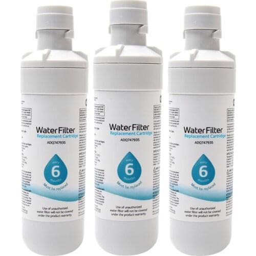 3pcs/set LT1000p External Easy Install Refrigerator Water Filter Replaceable White Remover Home Plastic Cleaning For Kenmore9980